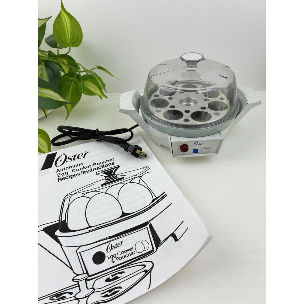 Oster Designer Egg Cooker Electric Poacher 580-20B Vintage